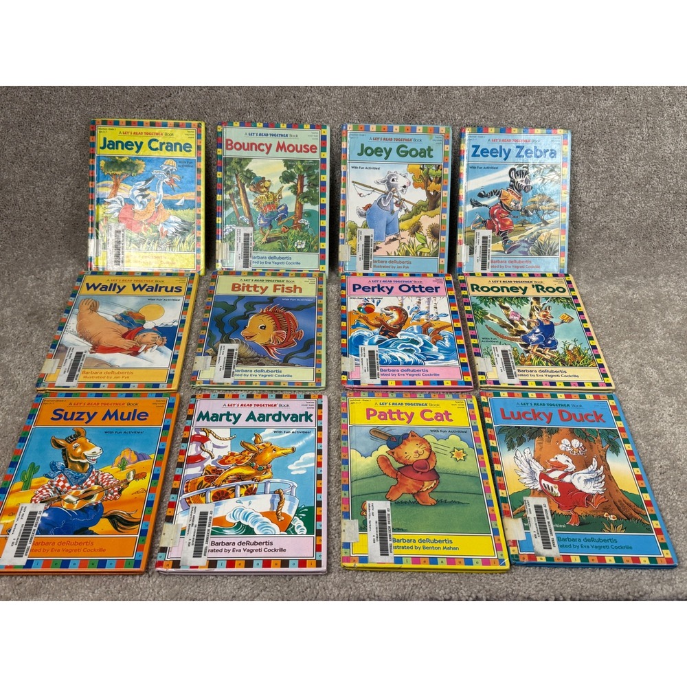 12 A Let's Read Together Phonics Books Barbara deRubertis Preschool-Grade 2